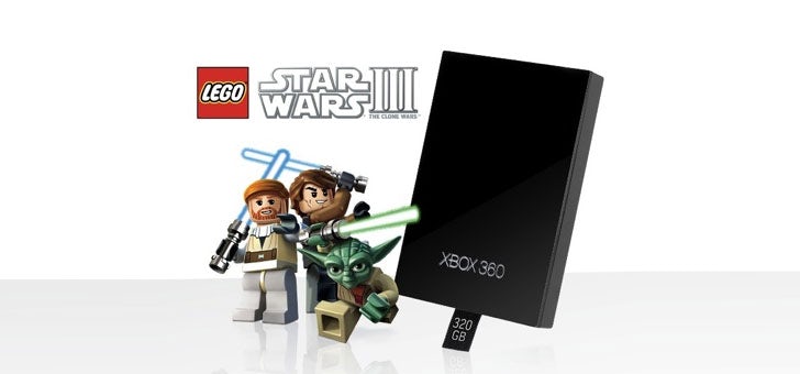 LEGO Star Wars III no Novo Disco Rígido da Xbox 360