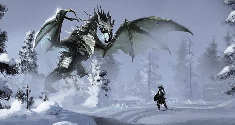 skyrim-dragon